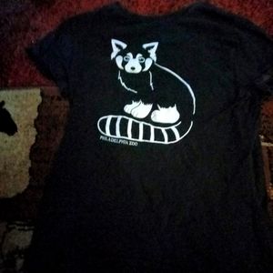 Philadelphia Zoo animal destination tee Women's S 100% cotton travel